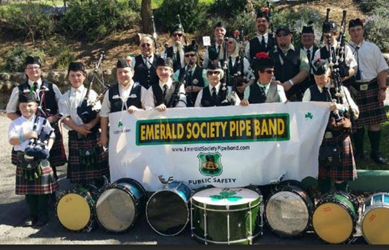 EMERALD PIPE AND DRUM BAND